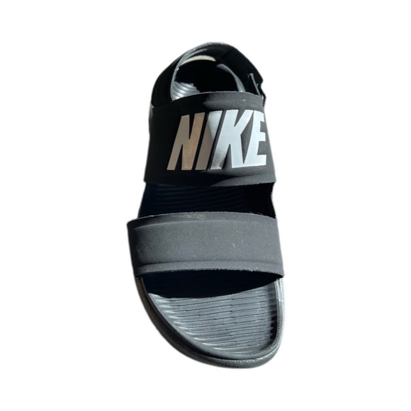 Nike Tanjun Black White Flip Flop Sandals Adjustable Strap Women’s 6 - Picture 6 of 12